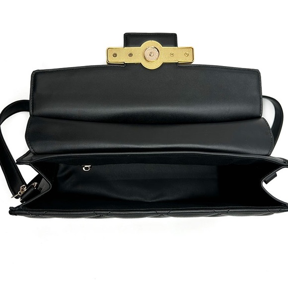 Valentino Orlandi Vegan Leather Quilted Crossbody Bag - Picture 11 of 16